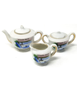 Niagara Falls Tea Set Miniature Porcelain Japanese 5 Piece Pot Sugar Pit... - $18.95