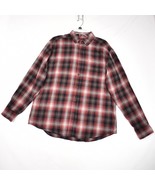 Wolverine Button Down Flannel Men&#39;s Shirt Plaid Size Large - €17,77 EUR