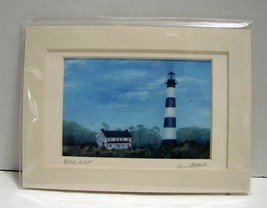 Washed Ashore Small Matted Lighthouse Print by Catherine Hamill  - £8.01 GBP