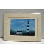 Washed Ashore Small Matted Lighthouse Print by Catherine Hamill  - £7.98 GBP