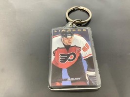 Vintage Promo Keyring Bauer &amp; Cooper Keychain Eric Lindros 88 Ancien Porte-Clés - £8.19 GBP