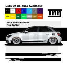 For Audi A1 S1 RS1 Side Stripes Graphics Stickers Sticker Graphic Decals Vinyls - £31.96 GBP