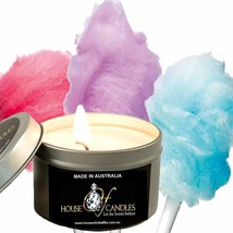 Fairy Floss Eco Soy Wax Scented Tin Candles, Vegan Friendly, Hand Poured - £12.06 GBP+
