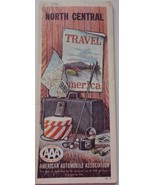 Vintage AAA North Central America Road Map 1965 - $4.99