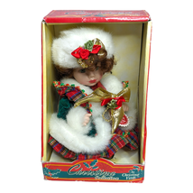 2003 Christina Collection Porcelain Doll Christmas Holiday Limited Edition Vtg - £15.55 GBP