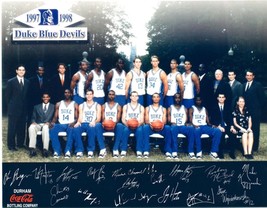1997-98 DUKE BLUE DEVILS TEAM 8X10 PHOTO PICTURE NCAA BASKETBALL - $4.94