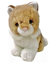 Commonwealth Toy &amp; Novelty Co. Vintage 1990’s Caramel &amp; Ivory Sitting Kitty Cat - $21.95