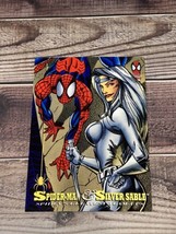 The Amazing Spider-Man 1994 Fleer Marvel Spider Man And Silver Sable #92 - £1.99 GBP