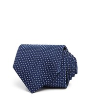 HUGO BOSS Micro Circles Dot Neat Skinny Tie Mens,Navy,One Size - £53.41 GBP