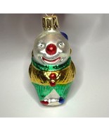 Blown Glass Circus Clown Christmas Holiday Ornament Germany - $11.88