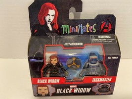 Marvel Minimates Captain Marvel Movie Series Starforce Black Widow &amp; TaskMaster - £5.17 GBP