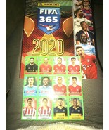 FIFA 365 2020 PANINI ALBUM THW GOLDEN WORLD OF FOOTBALL + 12 STICKERS - $371.84 MXN