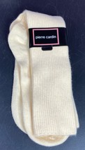 Pierre Cardin Vintage Ivory Men&#39;s Dress Socks Acrylic 10-13 Lot of 4 - £31.06 GBP