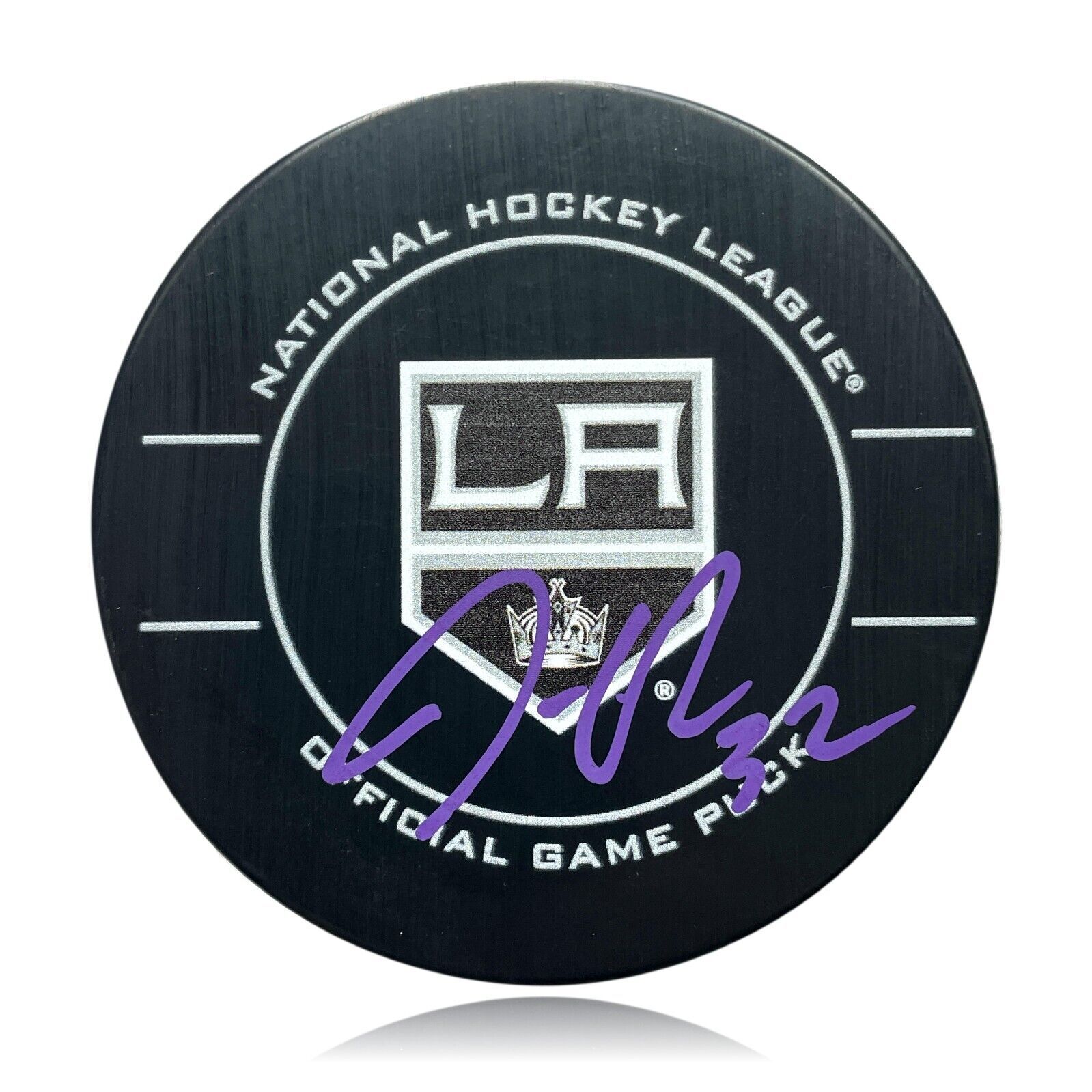 Jonathan Quick Autographed LA Kings 2012 Stanley Cup Hockey Puck Signed IGM COA - £93.68 GBP