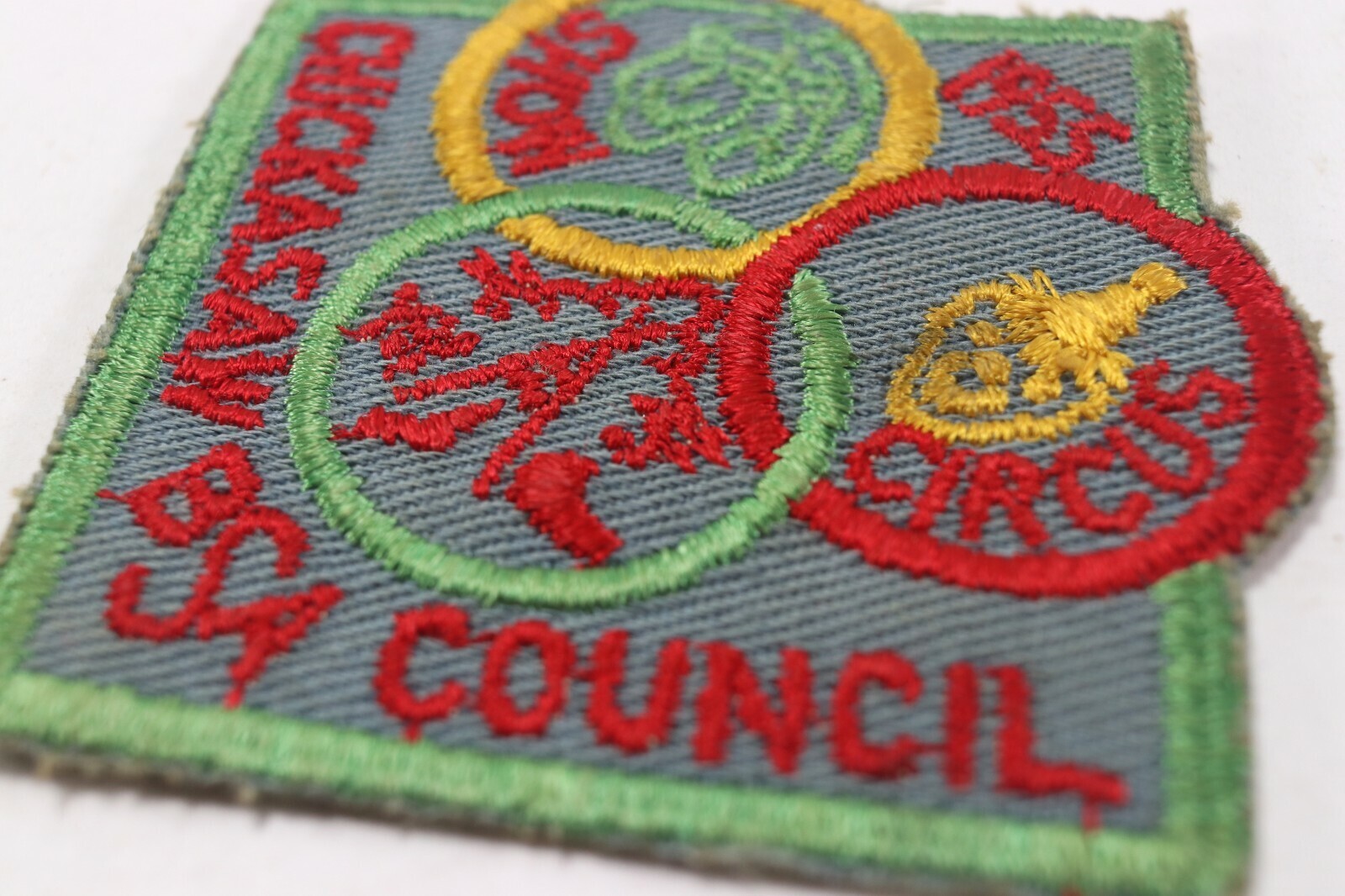 Vintage 1955 Circus Show Chickasaw Council Boy Scouts of America BSA Patch Item image 2