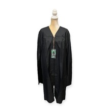 Jostens Master&#39;s Graduation Gown Black Size 5&#39;4&quot;-5&#39;6&quot; - £39.14 GBP