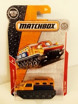 Matchbox 2018 #057 Orange &amp; Black RSQ-18 Tank MBX Rescue Series Mint On Card - £9.37 GBP