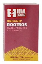 NEW Equal Exchange Organic Rooibos Small Farmers Big Change Caffeine Free Tea - £8.73 GBP