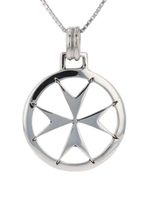 Jewelry Trends Maltese Templar Cross Sterling Silver Pendant Necklace 18&quot; - $53.99