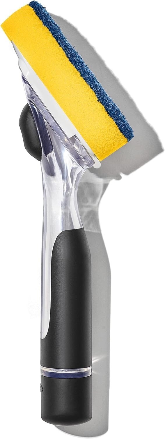 OXO Good Grips Soap Dispensing Dish Scrub - $11.95