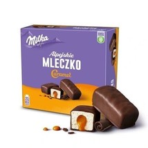 Milka Alpine Milk foam cream candies in CARAMEL flavor -330g -FREE SHIPPING - £14.23 GBP