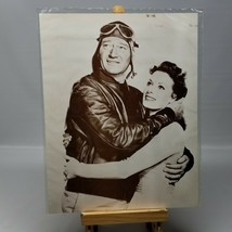 Vintage 11x14 Photo Poster of John Wayne and Janet Leigh from Jet Pilot - $16.71