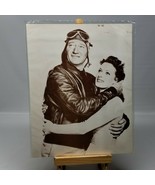 Vintage 11x14 Photo Poster of John Wayne and Janet Leigh from Jet Pilot - £13.32 GBP
