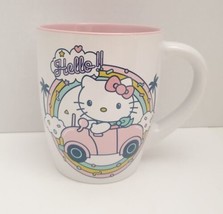 Hello Kitty Sanrio Oversized Ceramic Mug 25 Oz Pink &amp; White Brand New - £15.56 GBP