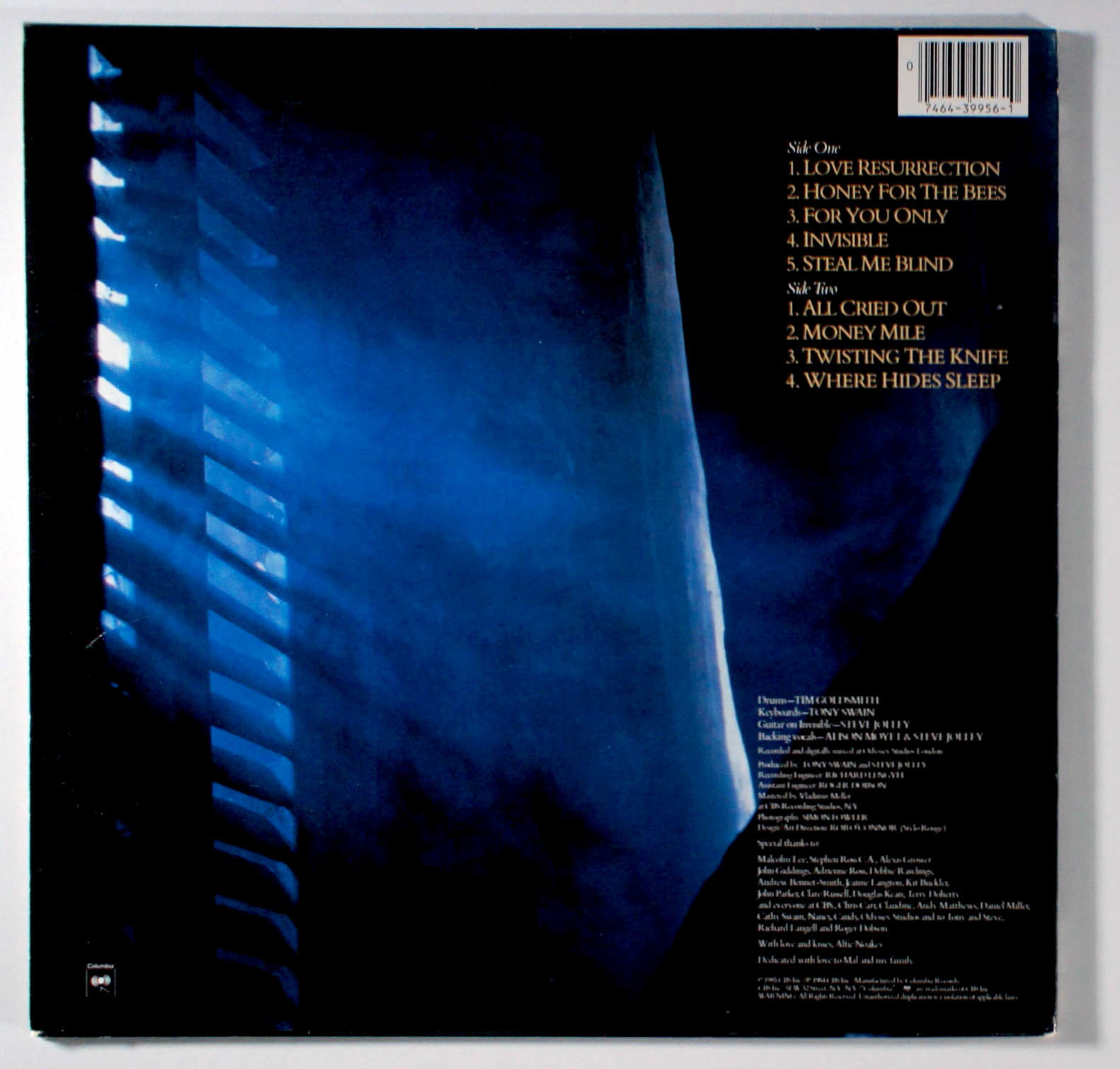 Alison Moyet - Alf (1984) Vinyl LP • All Cried Out, Invisible Item image 2