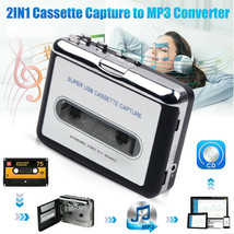 Usb Cassette Tape To Pc Mp3 Cd Al File Converter Capture Audio Music Player - £32.64 GBP