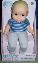 Perfectly Cute My Sweet Baby Blonde Baby BOY Doll 14&quot;H New - £16.69 GBP