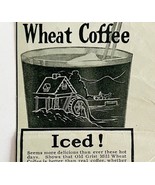 1906 Old Grist Mill Coffee Iced Advertisement Ephemera 3.25 x 4.25&quot; - $372.61 MXN