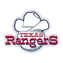 Texas Rangers Retro Precision Cut Decal - £3.10 GBP+