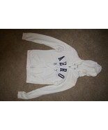 Aeropostale Hoodie Shirt Size S Juniors Full Zipper - White Jacket - £7.62 GBP