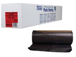 Film-Gard 626040 Plastic Sheeting 6 mil X 12 ft W X 100 ft L Polyethylene Black - £19.09 GBP