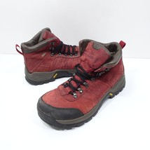Teva Ridgeview Red Leather Waterproof Cushioned Mid Hiking Boots Women&#39;s... - $44.99