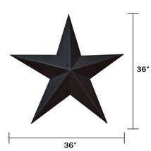 36 inch Black metal wall Star - SALE image 7