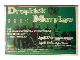 Dropkick Murphys Reach Il Cielo Handbill Poster Il - $166.41 MXN