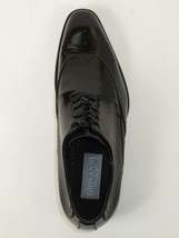 Men's Giovanni Shoes High Quality Leather Wing Tip Derby LINCOLN Black image 6