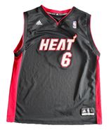 Miami Heat #6 Lebron James NBA Jersey Adidas Youth XL - $28.49