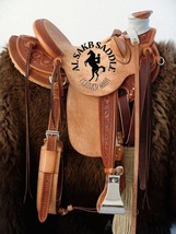 Wade Tree Fork Premium Western Saddle. Floral Tooled With Tack Set and f... - $6,233.12 MXN+