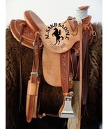 Wade Tree Fork Premium Western Saddle. Floral Tooled With Tack Set and f... - $335.76+