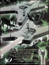 The Dean ML Phantom Series Standard, X &amp; XT 1998 guitar ad 8 x 11 advertisement - £3.38 GBP