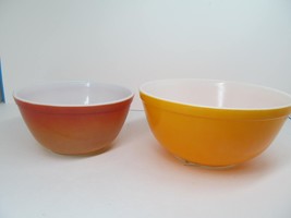 Pyrex Mixing Bowls #402, And #403 Vintage In Good Condition No Issues - £30.54 GBP