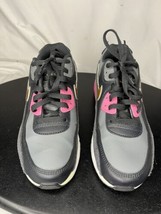 Nike Air Max 90 LTR (GS) Gray Copper Pink Black CD6864-025 Size 5.5Y - £47.77 GBP