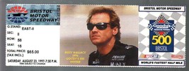 Bristol Motor Spdwy NASCAR Ticket Stub 8/23/1997-Goody&#39;s 500-Rusty Wallace-FN - £26.67 GBP