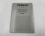 2001 Mazda Tribute Owners Manual Handbook OEM K04B26007 - £24.59 GBP
