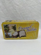 **EMPTY TIN* Anastasia Confections Coconut Patties Tin 7&quot; X 3 1/2&quot; X 2&quot; - $25.73