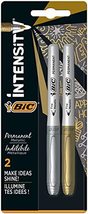 BIC Marking Metallic Colours Permanent Markers - Pack of 2- Medium Bulle... - $13.71