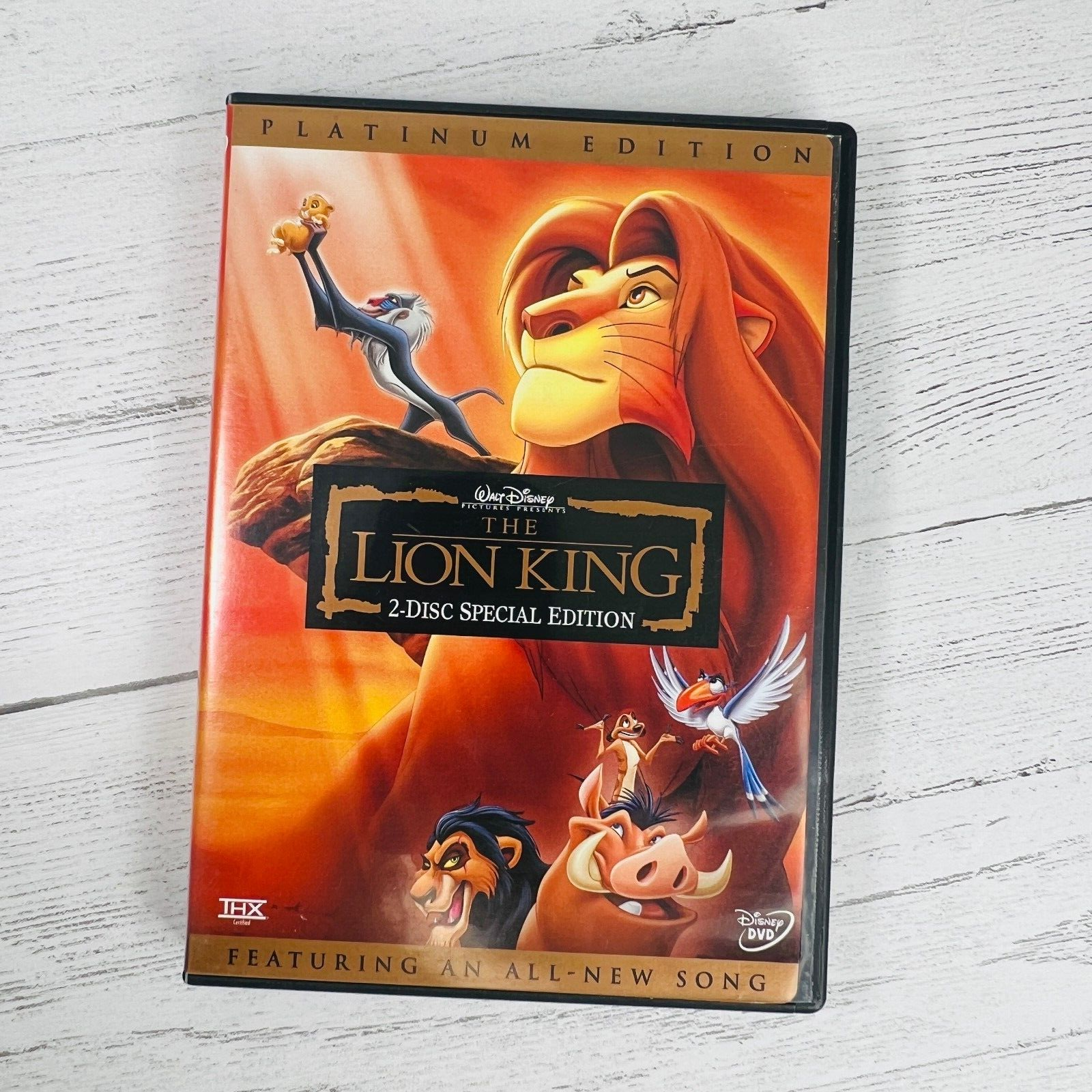 Disney The Lion King 2 Disc Special Platinum Edition DVD Bonus Game All New Song Item image 2